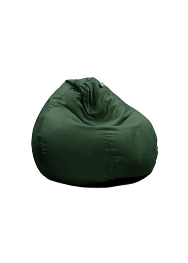 rucomfy Velvet Slouchbag Emerald Green Beanbag