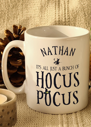 Personalised Memento Company White Halloween Hocus Pocus Mug