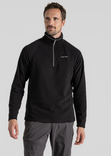 Craghoppers Black Corey VI Half Zip Fleece