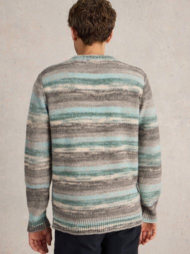 Strickpullover in Spacedye-Optik