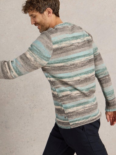 Strickpullover in Spacedye-Optik