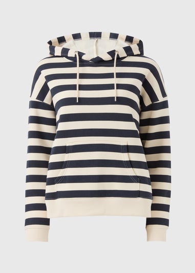 Navy Stripe Hoodie