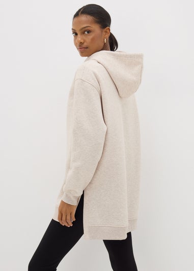 Oatmeal Longline Hoodie