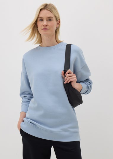 Blue Longline Sweatshirt