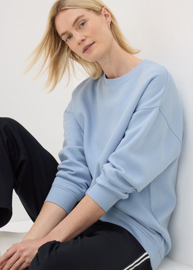 Blue Longline Sweatshirt