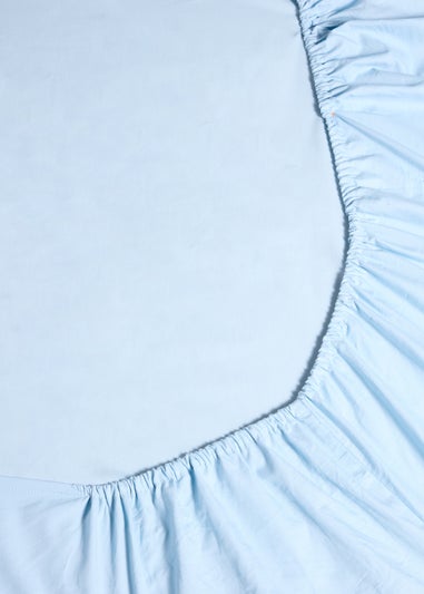 Blue Deep Fit Bed Sheet