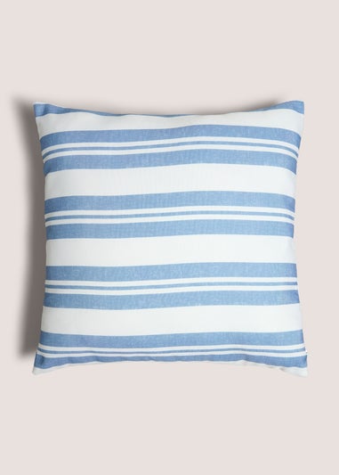 Blue Beach Stripe Cushion