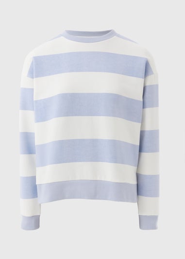 Blue Stripe Sweatshirt