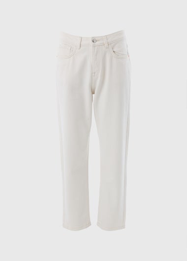 Ecru Mom Jeans