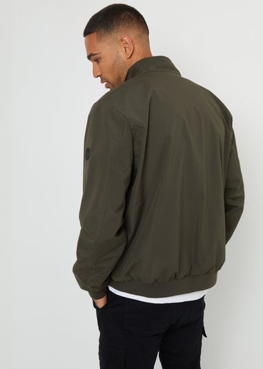 Threadbare Khaki Showerproof Harrington Style Jacket