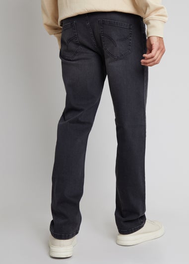 Threadbare Grey Straight Fit Jeans With Stretch