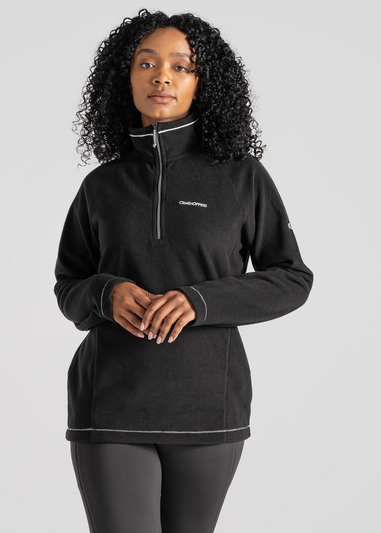 Craghoppers Black Miska VI Half Zip Fleece