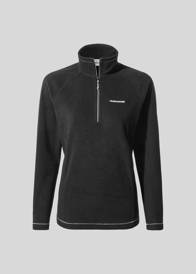 Craghoppers Black Miska VI Half Zip Fleece