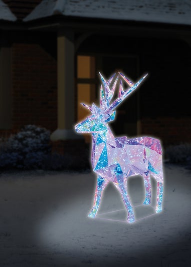 Premier Decorations Dream Light Stag with 500 White LEDs 90cm