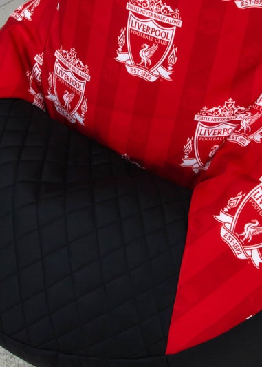 Liverpool High Back Red Lounging Gaming Bean Chair