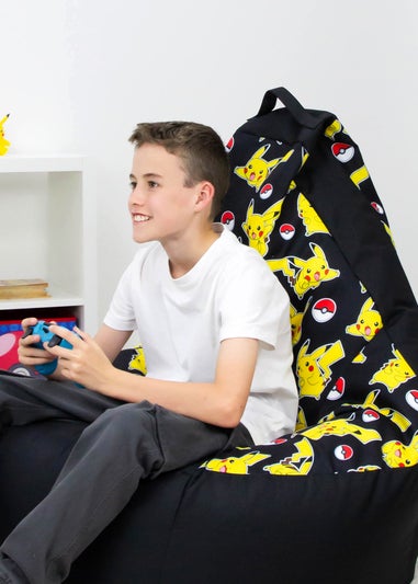 Pokémon High Back Yellow Lounging Gaming Bean Chair