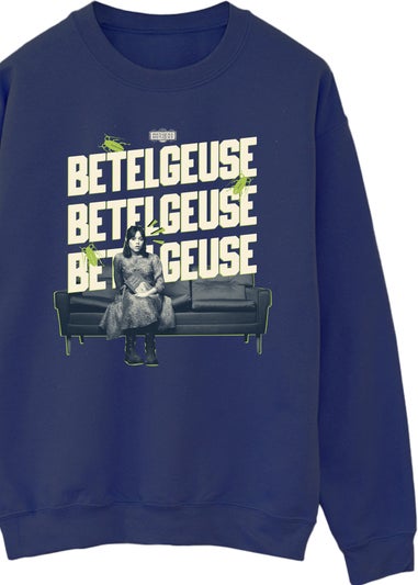 Beetlejuice Astrid Sofa Navy Sweatshirt