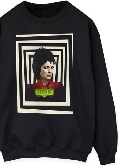 Beetlejuice Lydia Frame Black Sweatshirt