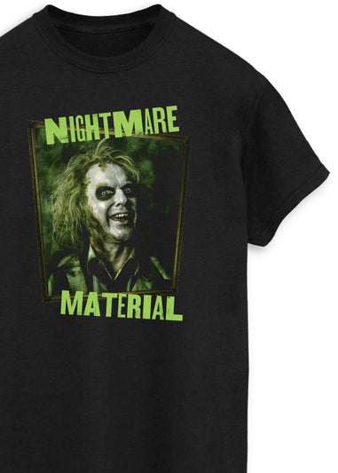 Beetlejuice Nightmare Material Frame Black T-Shirt