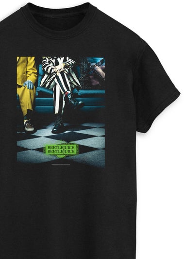 Beetlejuice Beetlejuice Poster Black Boyfriend Fit T-Shirt