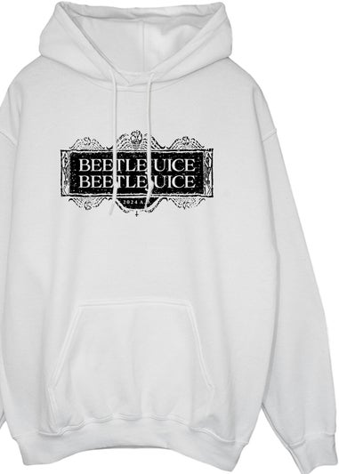 Beetlejuice Logo White Hoodie