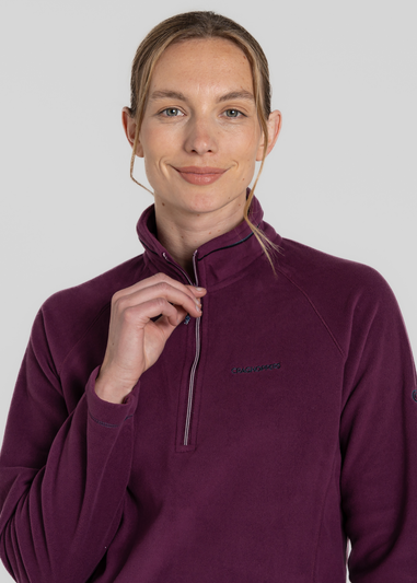 Craghoppers Purple Miska VI Half Zip Fleece