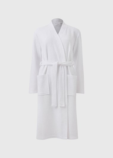 White Waffle Dressing Gown