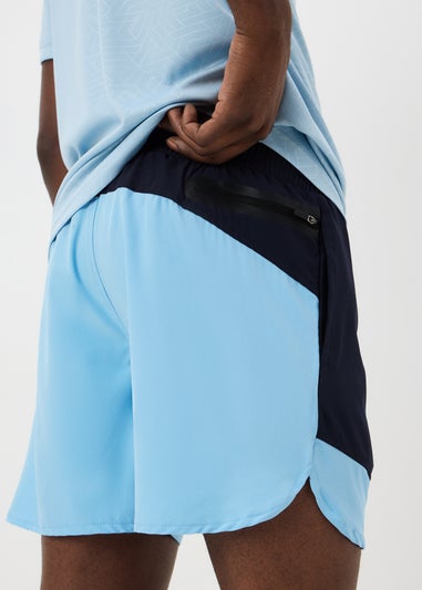 Souluxe Blue Block Shorts