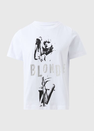 Blondie White Debbie Harry Graphic T-Shirt