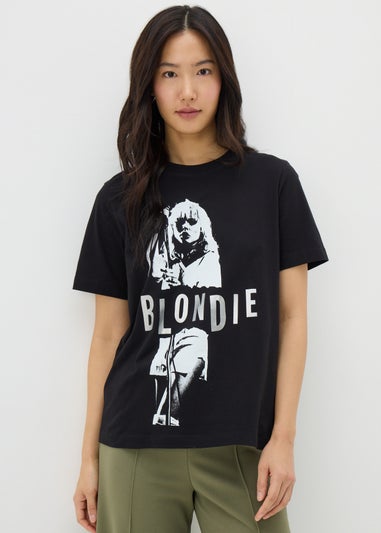 Black Blondie Monochrome Graphic T-Shirt