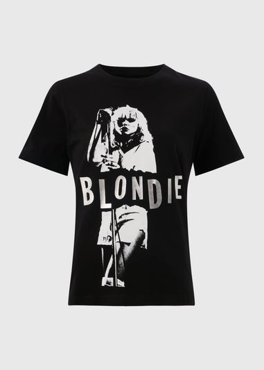 Black Blondie Monochrome Graphic T-Shirt