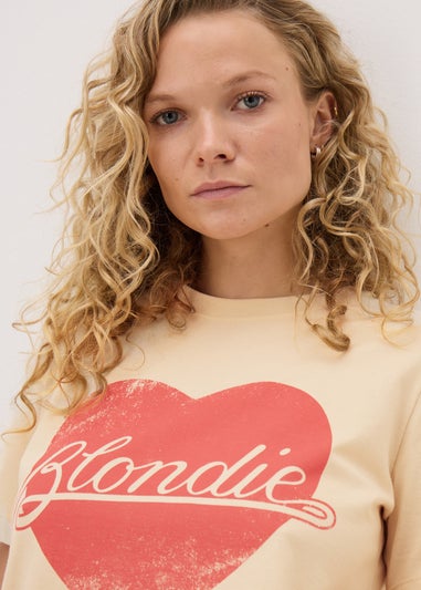 Cream Blondie Heart T-Shirt