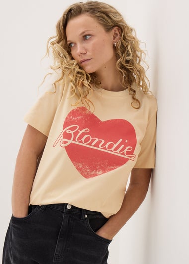 Cream Blondie Heart T-Shirt