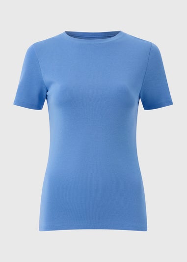 Blue Fitted T-Shirt