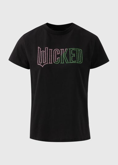 Wicked Black Embellished T-Shirt