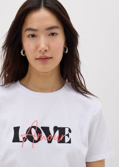 White Love Amour T-Shirt