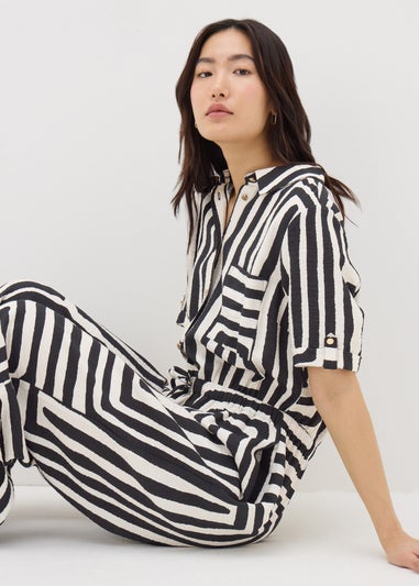 Et Vous Monochrome Geo Jumpsuit