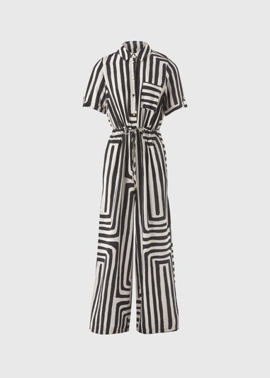 Et Vous Monochrome Geo Jumpsuit