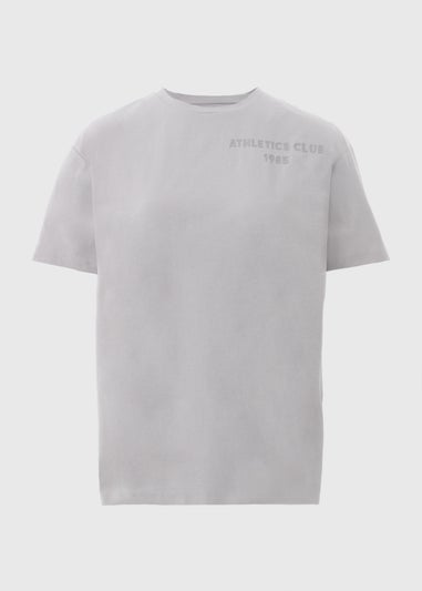 Souluxe Grey Slogan T-Shirt