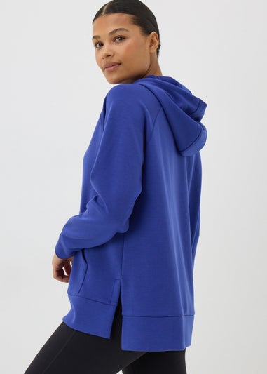 Souluxe Blue Longline Hoodie