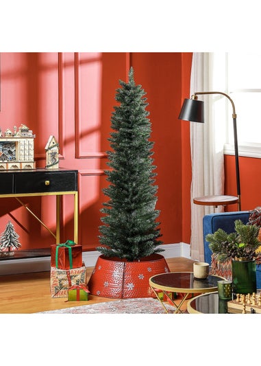 HOMCOM Artificial Pencil Christmas Tree with  Branches