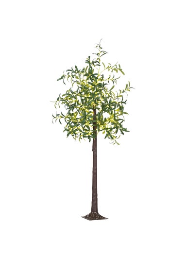 HOMCOM Olive Tree Light Artificial Tree