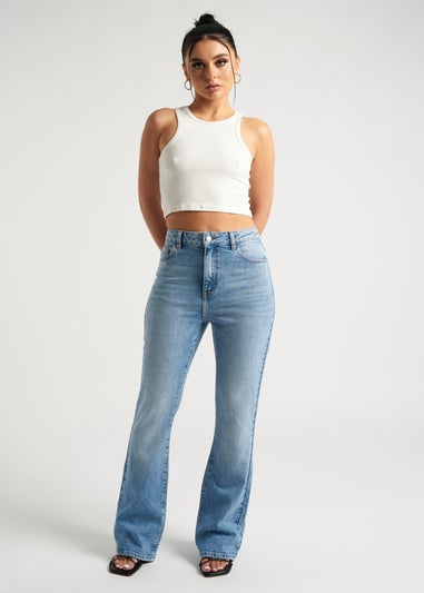 Urban Bliss Mid Blue Bootcut Jean