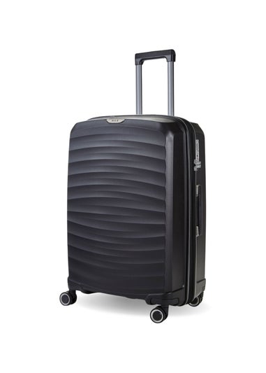 Rock Sunwave Black Large Suitcase