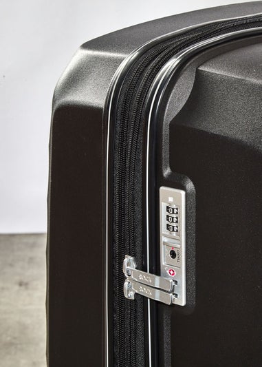 Rock Sunwave Black Large Suitcase