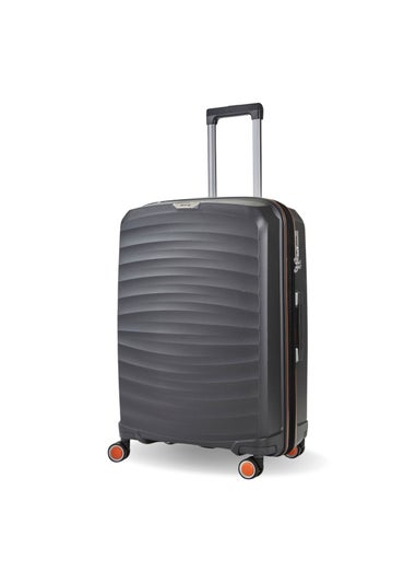 Rock Sunwave Charcoal Large Suitcase