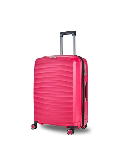 Rock Sunwave Candy Pink Set Suitcases 3pc