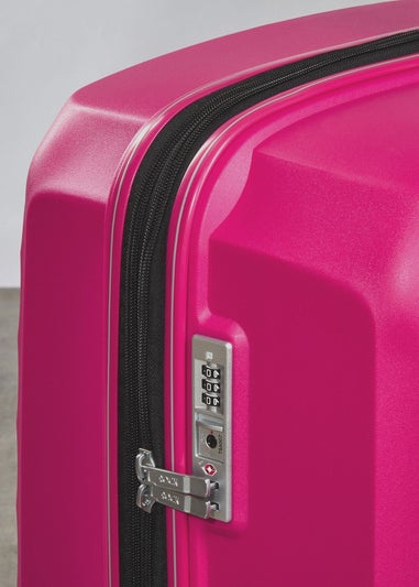 Rock Sunwave Candy Pink Medium Suitcase