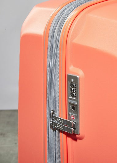 Rock Sunwave Peach Medium Suitcase