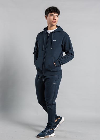 Tokyo Laundry Navy Zip-Through Hoody and Jogger Co-ord Set